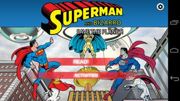 Superman and Bizarro Storybook Affiche
