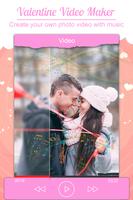 Valentine Day Video Maker capture d'écran 1