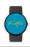 KiteWatch Watch Face 2 (Kite Messaging) تصوير الشاشة 1