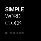 Simple Word Clock Watch Face أيقونة