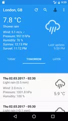 Weather Report アプリダウンロード