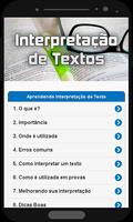 Interpretação de Texto 海報