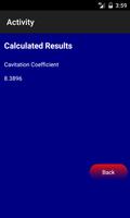 Cavitation Coefficient Lite تصوير الشاشة 2