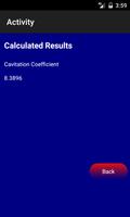 Cavitation Coefficient Lite capture d'écran 2