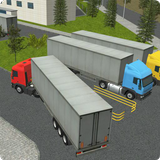 Semi Driver Trailer Parking 3D icono