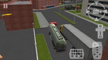 Semi Driver Trailer Parking 3D capture d'écran 3