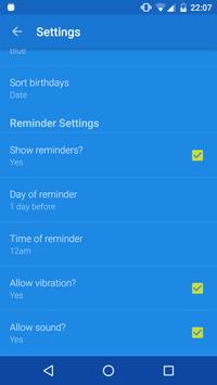 Birthday Reminder 截图 5
