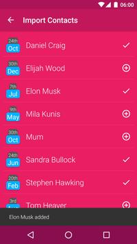 Birthday Reminder 截图 2