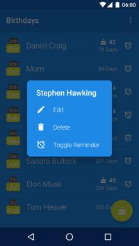 Birthday Reminder 截图 3