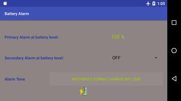 Battery Charging Alarm capture d'écran 3