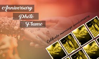 Anniversary Photo Frame Affiche