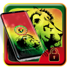 weed lion reggae jamaica theme icône