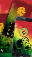 weed lion reggae jamaica theme Affiche