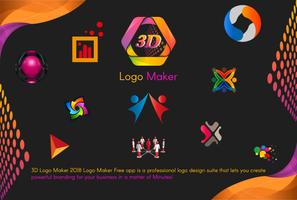 3D Logo Maker Affiche