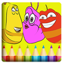 Drawing Red Larva:Coloring APK
