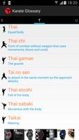 Karate Glossary syot layar 3