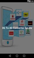 Poster 3G to 4G Network Converter Jio