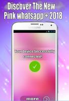 Poster Pink Whast App + 2018