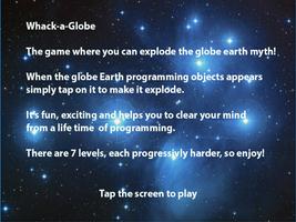 Flat Earth Whack-A-Globe الملصق