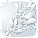 White Butterfly Theme APK