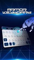 white machine robot ai keyboard future tech poster