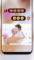 Pure Marriage Wedding Keyboard Couple in Love الملصق