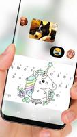 White Unicorn Theme syot layar 2