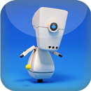 White Robot Live Wallpaper-APK