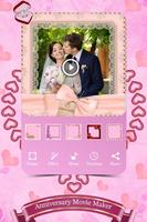 Anniversary Photo Video Maker With Music Affiche