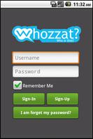 Free sms by whozzat Cartaz