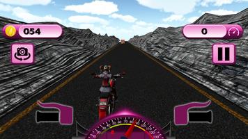 Thunder Female Bike Rider capture d'écran 3