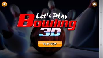 Lets Play Bowling 3D-poster