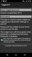 Toggle Bluetooth captura de pantalla 3