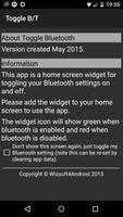 Toggle Bluetooth captura de pantalla 2