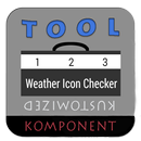 Weather Icon Checker, Kustom APK