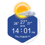 3D Calendar Clock Widget