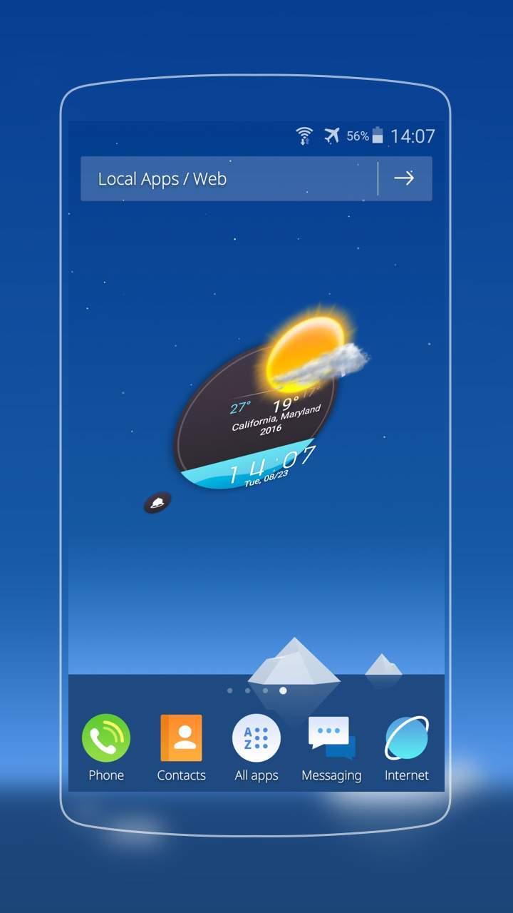 Weather Clock Widget For Android Apk Weather Clock Widget For Android