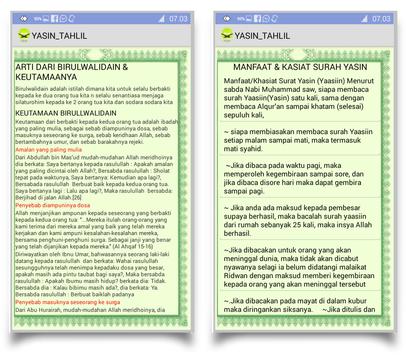 Yasin Tahlil Apk App Free Download For Android