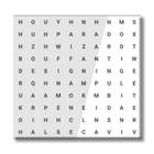 Word Search pattern Puzzle icône