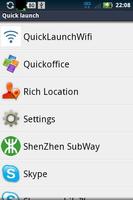 Quick Launch Wifi (Droid Pro) captura de pantalla 1