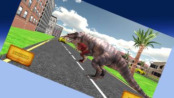 پوستر 3D Wild Dino City Destruction