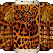 Wild golden leopard theme icon