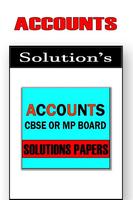 Accounts 12th Class Cbse Or Mp Board Solutions capture d'écran 1