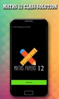 12TH MATHS CBSE PAPERS Affiche