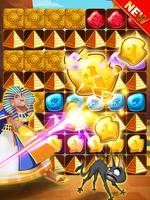 pharaon de diamants pyramides Affiche