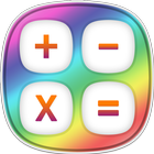 ikon Colorful Pretty Calculator