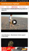 David Beckham Highlights capture d'écran 2