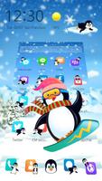 Christmas Penguin Launcher स्क्रीनशॉट 1
