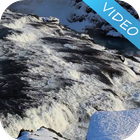 Winter Waterfall Wallpaper icon