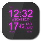 WP Digital Wallpaper Clock 图标